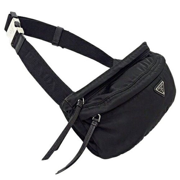 PRADA Women's and Men's Body Bags, Waist Nylon, Black - Picture 5 of 13